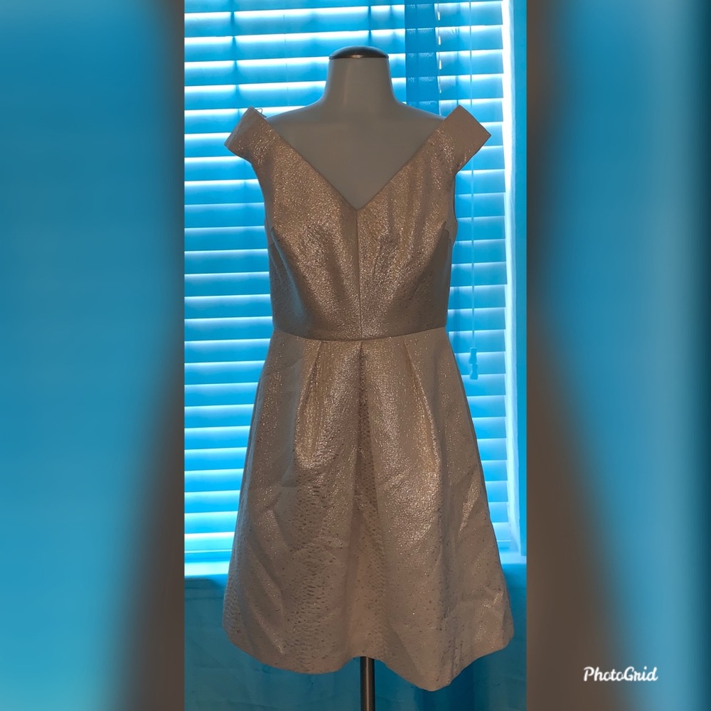 Kay Unger off the shoulder dress